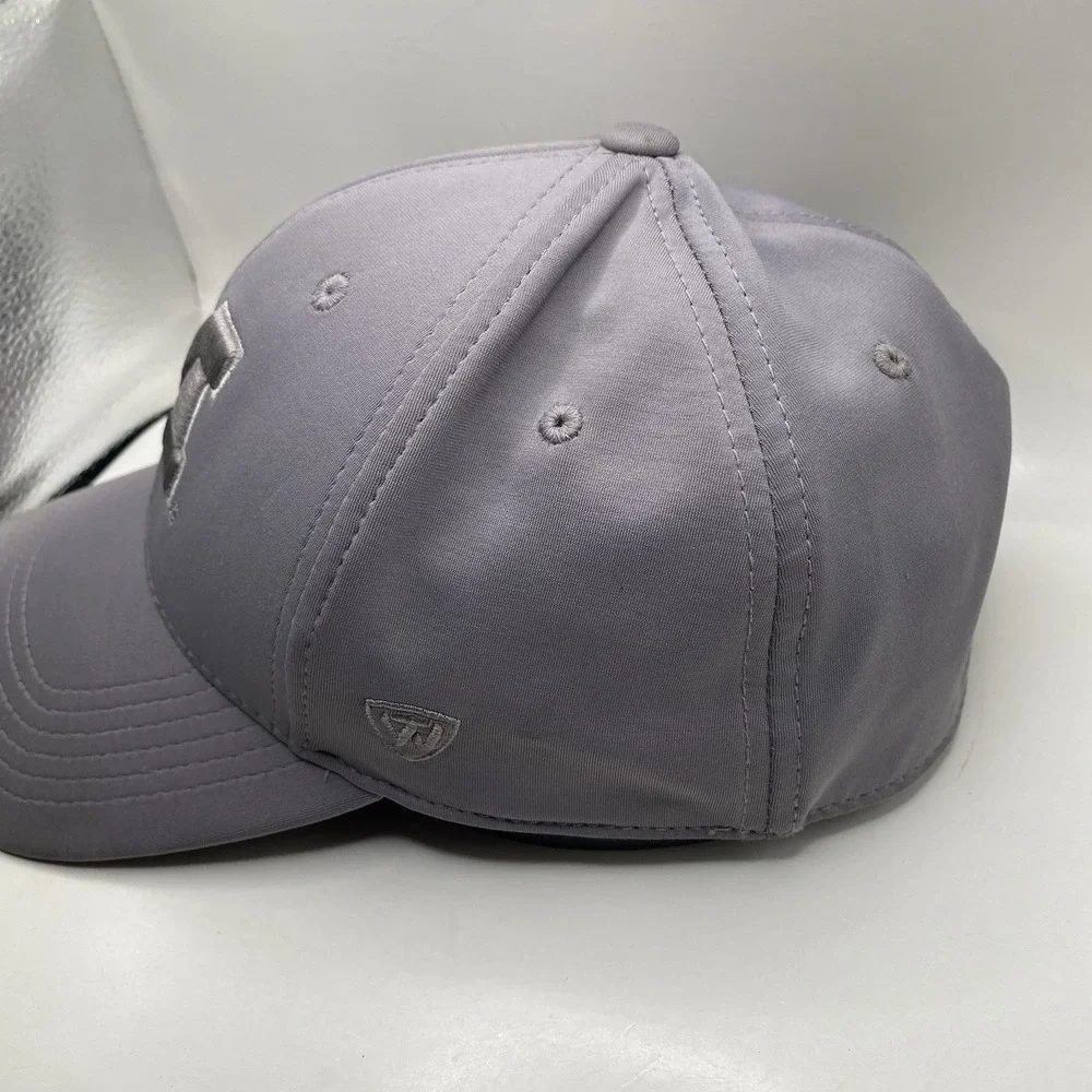 Ole Miss Rebels Hat Flex Fit Size‎ Medium Gray Top World Cleaned See Pics